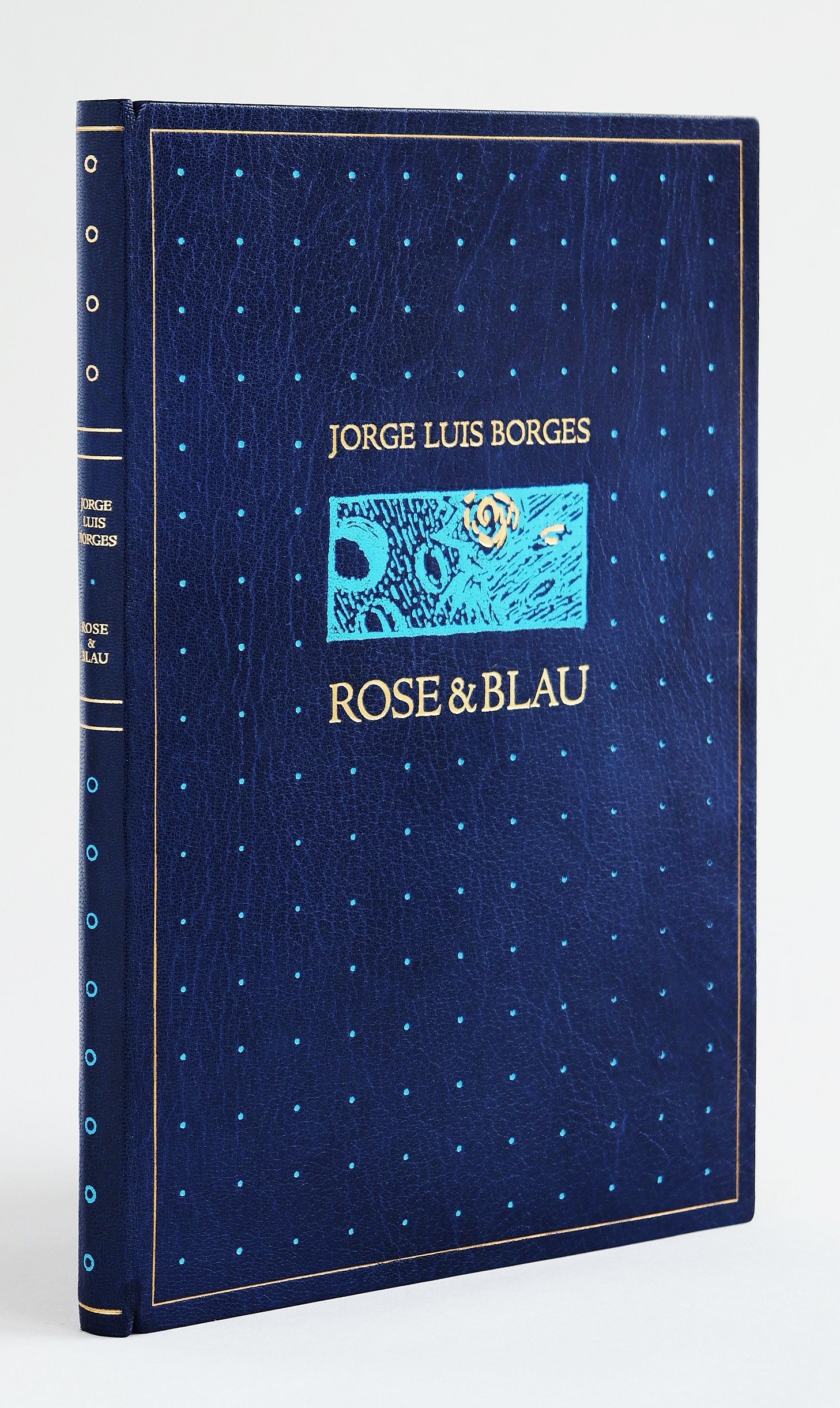 Jorge Luis Borges. Rose & Blau. [Erstdruck]